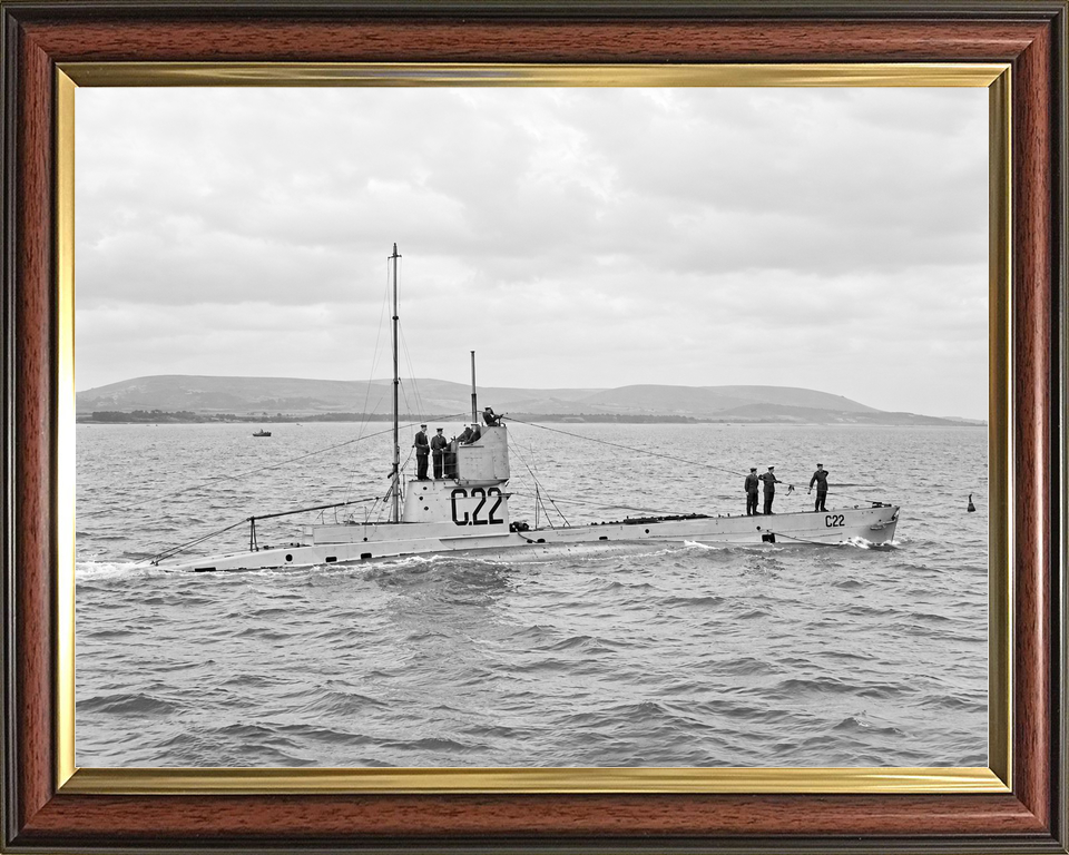 HMS C22 C Class Submarine 1909 to 1919