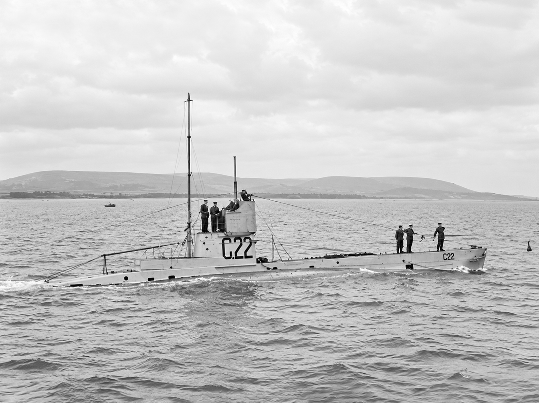 HMS C22 C Class Submarine 1909 to 1919