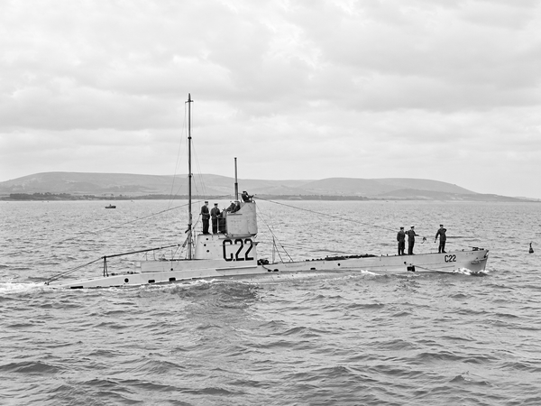 HMS C22 C Class Submarine 1909 to 1919