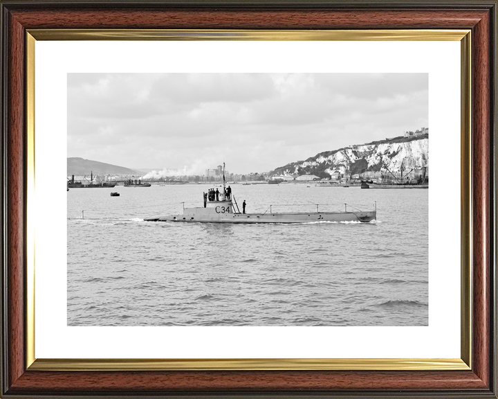 HMS C34 C Class Submarine 1910 to 1917