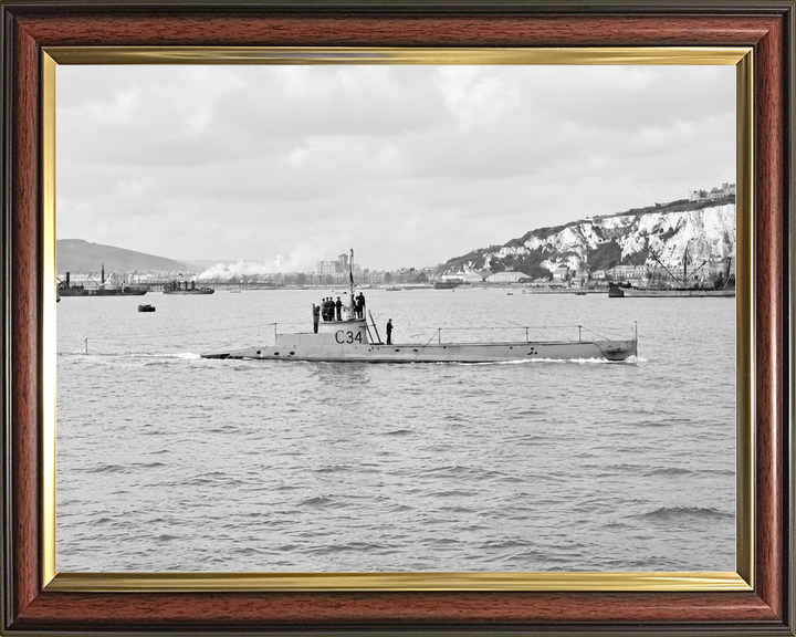 HMS C34 C Class Submarine 1910 to 1917