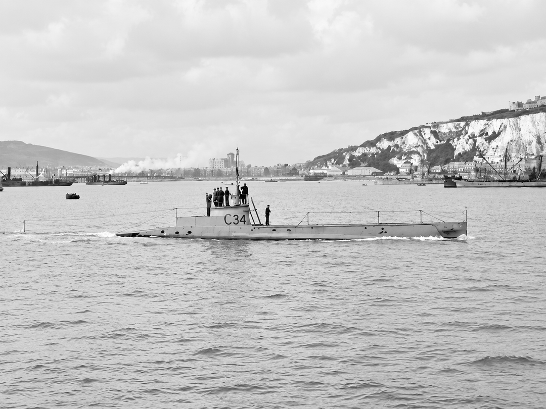 HMS C34 C Class Submarine 1910 to 1917