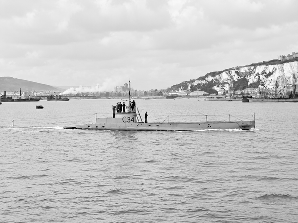 HMS C34 C Class Submarine 1910 to 1917