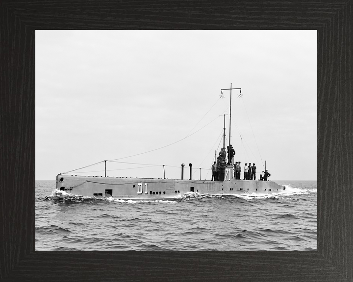 HMS D1 D Class Submarine 1908 to 1910