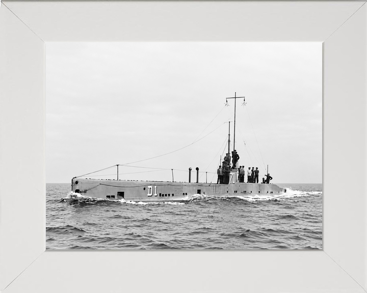 HMS D1 D Class Submarine 1908 to 1910