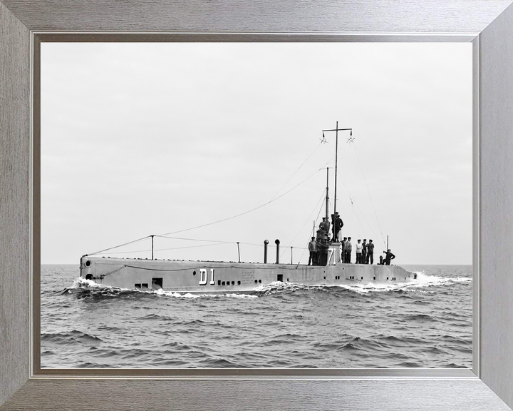 HMS D1 D Class Submarine 1908 to 1910