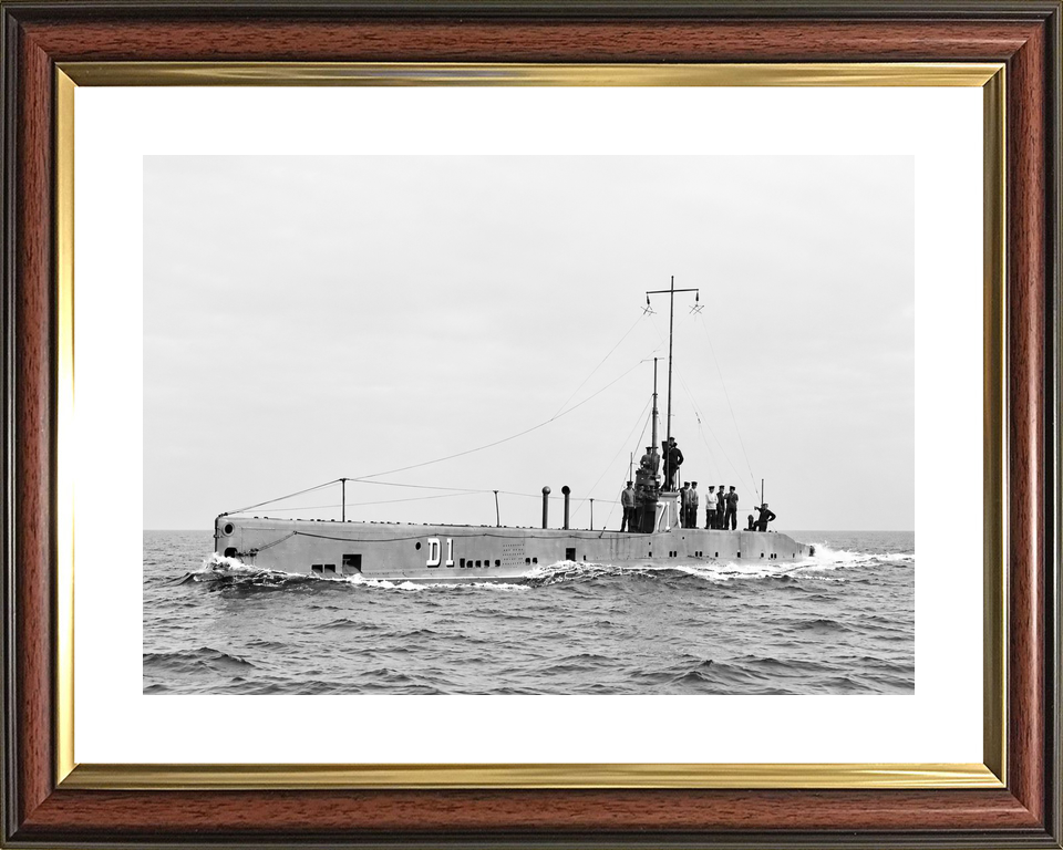 HMS D1 D Class Submarine 1908 to 1910