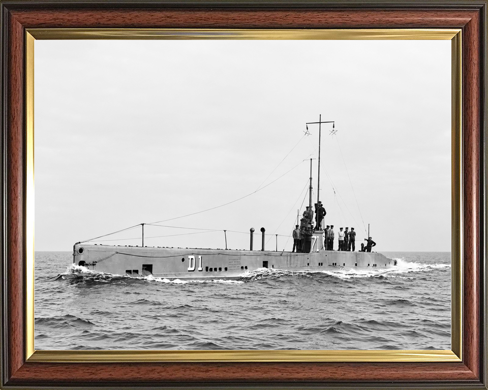 HMS D1 D Class Submarine 1908 to 1910