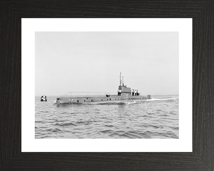HMS D8 D Class Submarine 1912 to 1918
