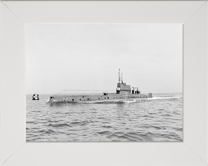 HMS D8 D Class Submarine 1912 to 1918
