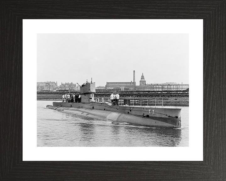 HMS E3 E Class Submarine 1912 to 1914