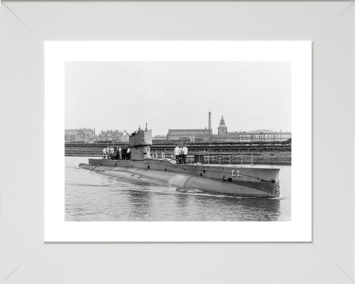 HMS E3 E Class Submarine 1912 to 1914