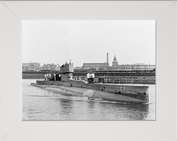 HMS E3 E Class Submarine 1912 to 1914