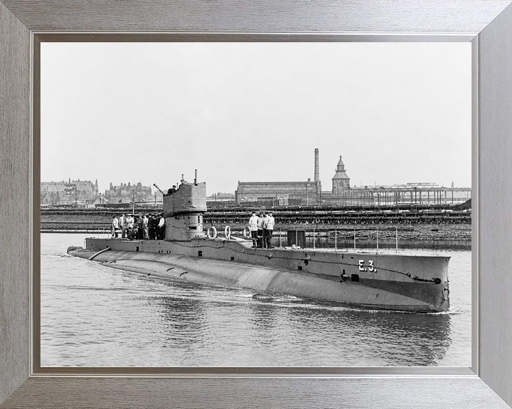 HMS E3 E Class Submarine 1912 to 1914