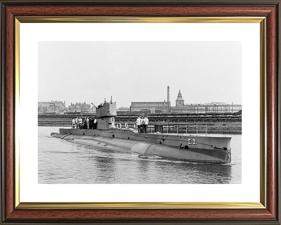 HMS E3 E Class Submarine 1912 to 1914
