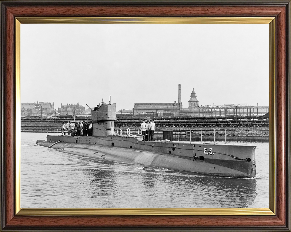 HMS E3 E Class Submarine 1912 to 1914