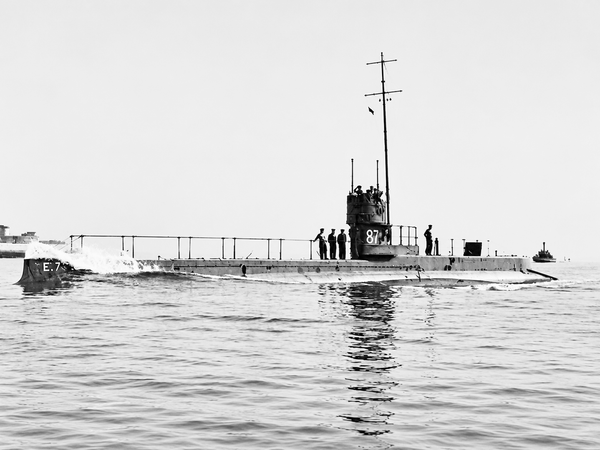 HMS E7 E Class Submarine 1914 to 1915