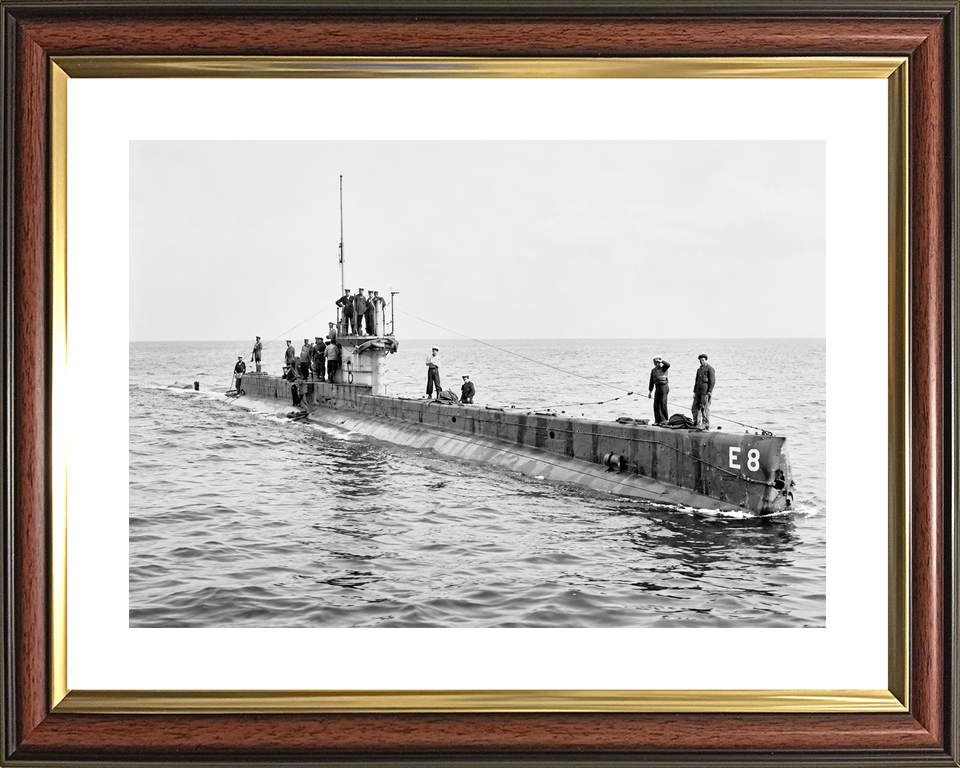 HMS E8 E Class Submarine 1916