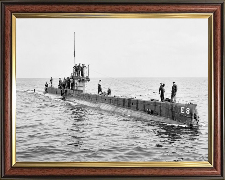 HMS E8 E Class Submarine 1916