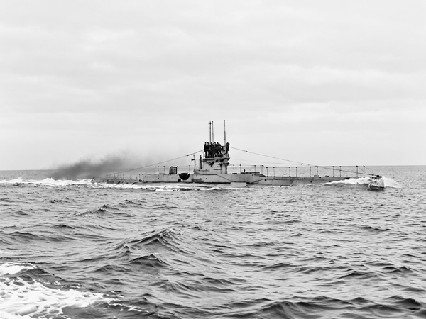 HMS E42 E Class Submarine 1916 Trials