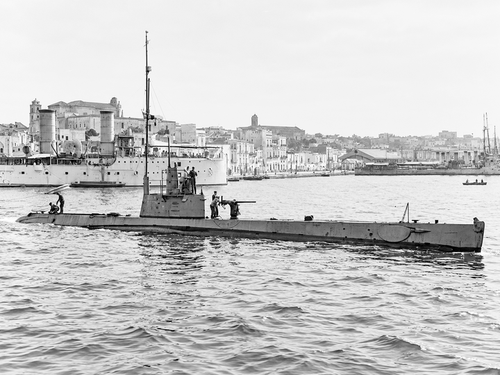 HMS H4 H Class Submarine August 1916 Brindisi