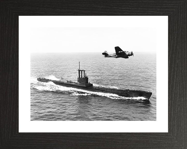 HMS Artful P456 Amphion Class Submarine c1956 With Avenger