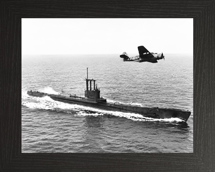 HMS Artful P456 Amphion Class Submarine c1956 With Avenger