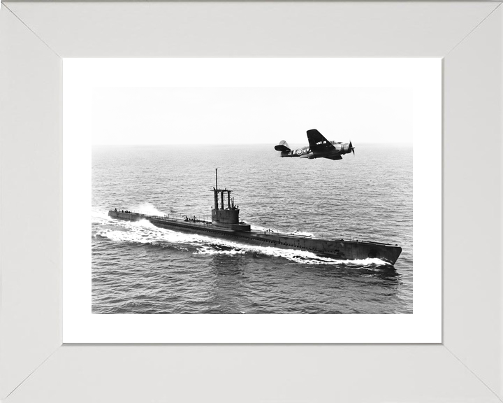 HMS Artful P456 Amphion Class Submarine c1956 With Avenger