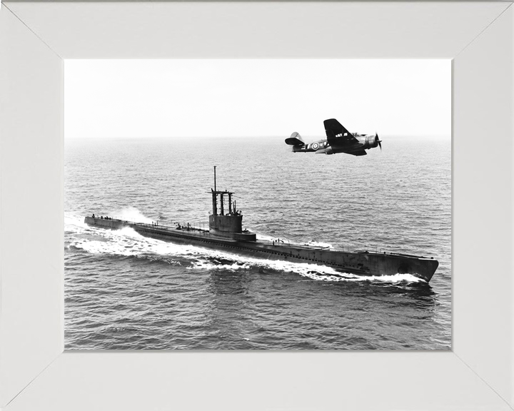 HMS Artful P456 Amphion Class Submarine c1956 With Avenger