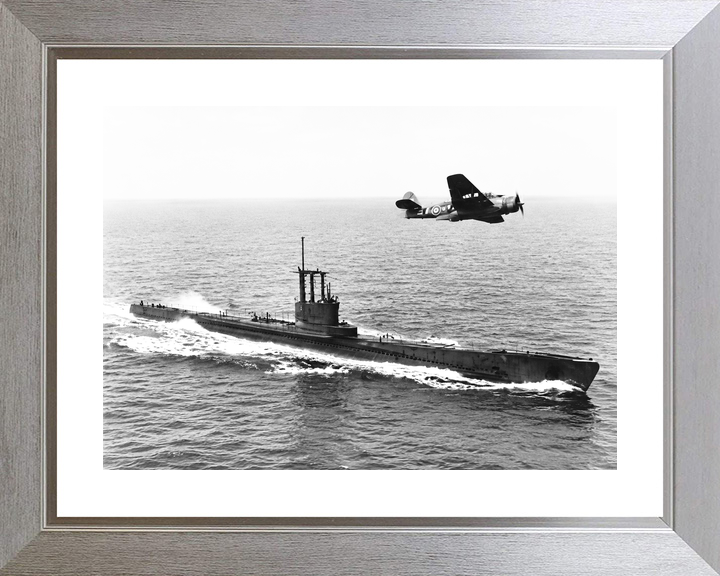 HMS Artful P456 Amphion Class Submarine c1956 With Avenger