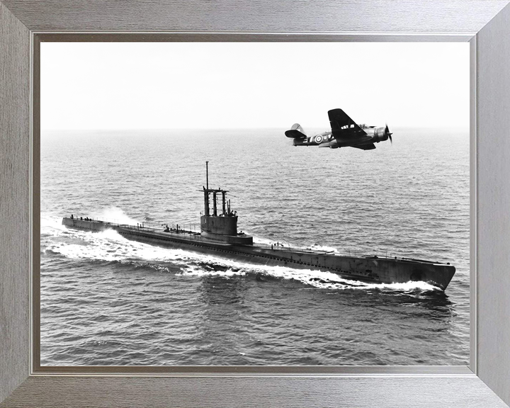 HMS Artful P456 Amphion Class Submarine c1956 With Avenger