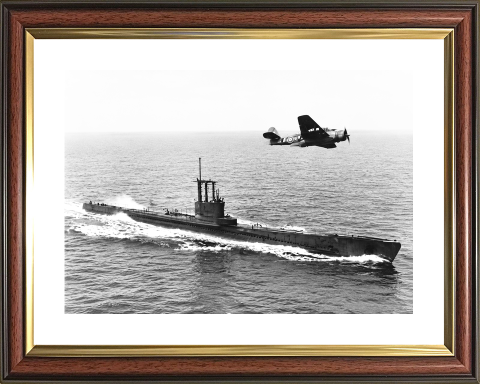 HMS Artful P456 Amphion Class Submarine c1956 With Avenger