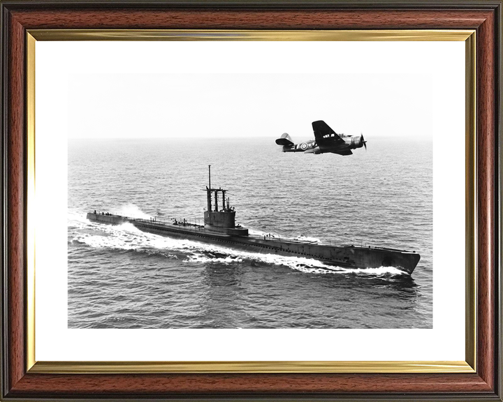 HMS Artful P456 Amphion Class Submarine c1956 With Avenger