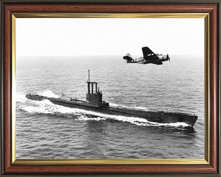 HMS Artful P456 Amphion Class Submarine c1956 With Avenger