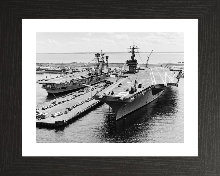 HMS Ark Royal R09 Audacious Class Aircraft Carrier April 1976