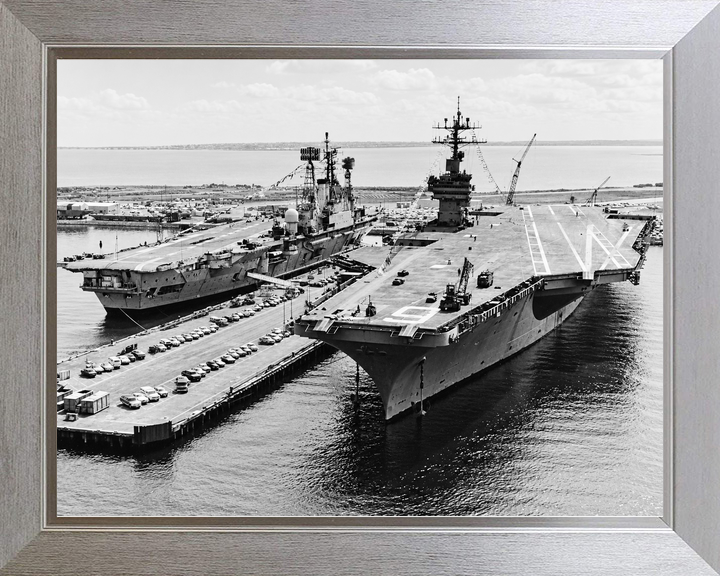 HMS Ark Royal R09 Audacious Class Aircraft Carrier April 1976