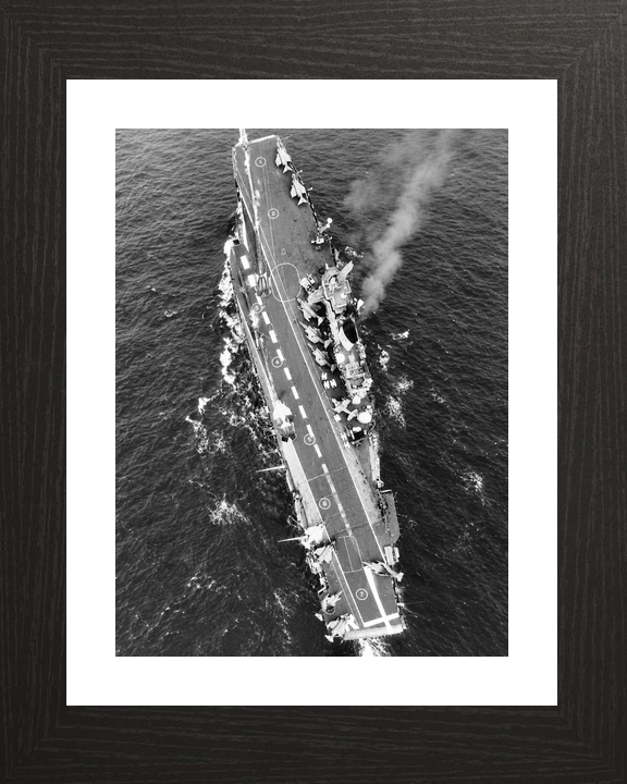 HMS Ark Royal R09 Audacious Class Aircraft Carrier 1971