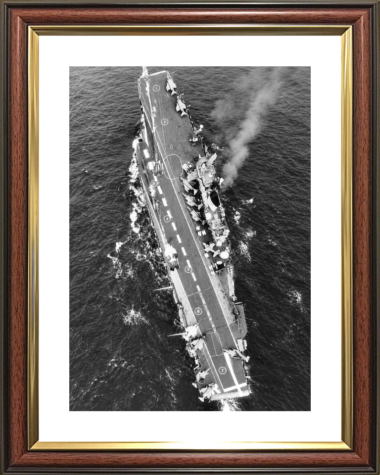 HMS Ark Royal R09 Audacious Class Aircraft Carrier 1971