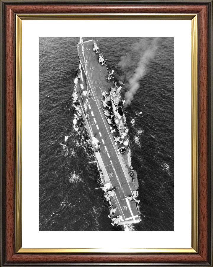HMS Ark Royal R09 Audacious Class Aircraft Carrier 1971