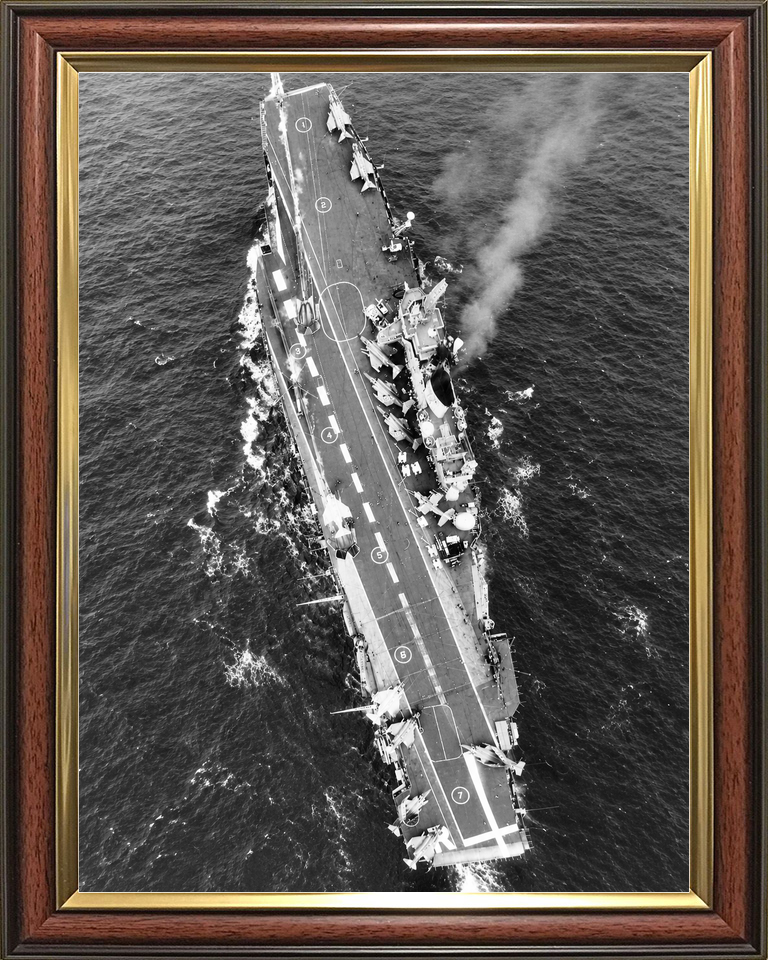 HMS Ark Royal R09 Audacious Class Aircraft Carrier 1971