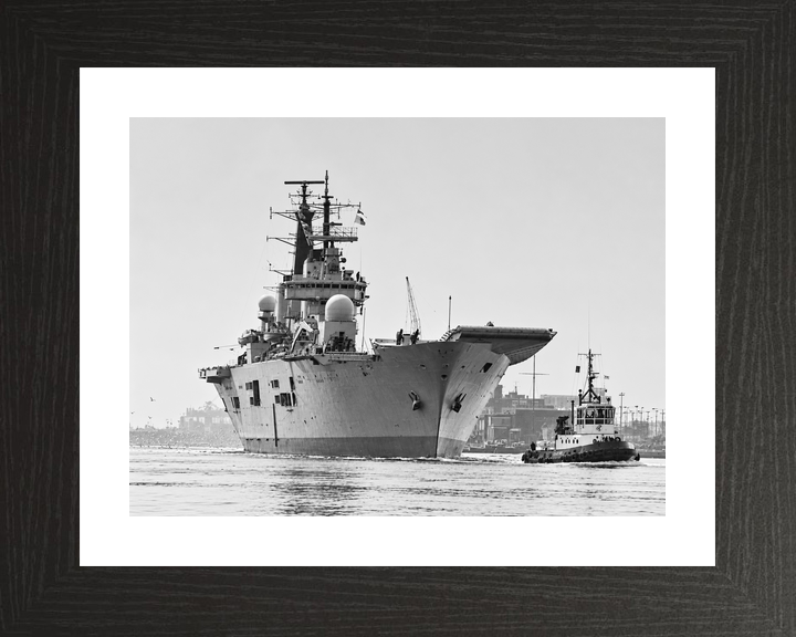 HMS Ark Royal R07 Invincible Class Aircraft Carrier February 1986