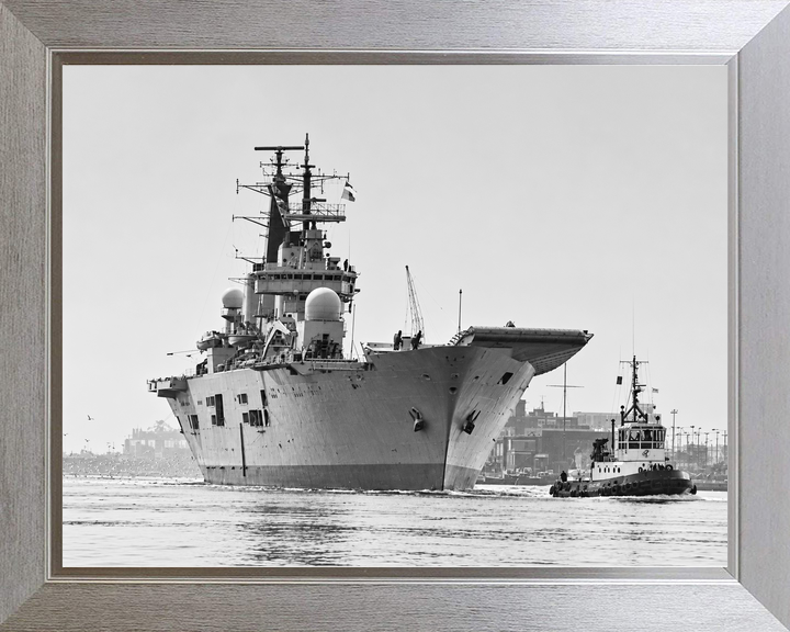 HMS Ark Royal R07 Invincible Class Aircraft Carrier February 1986