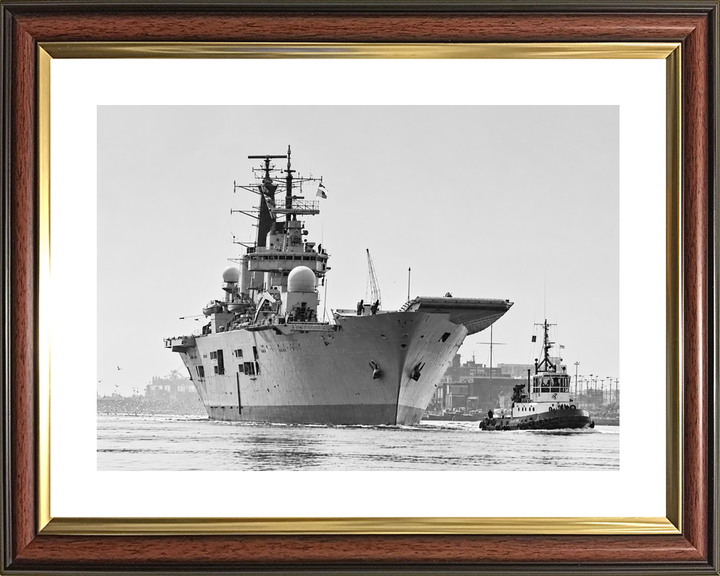 HMS Ark Royal R07 Invincible Class Aircraft Carrier February 1986