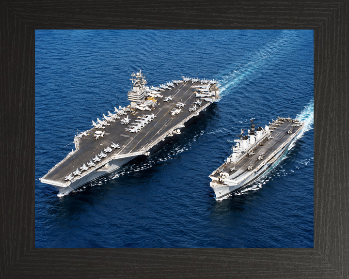 HMS Illustrious R06 Invincible Class Aircraft Carrier April 1998 Persian Gulf
