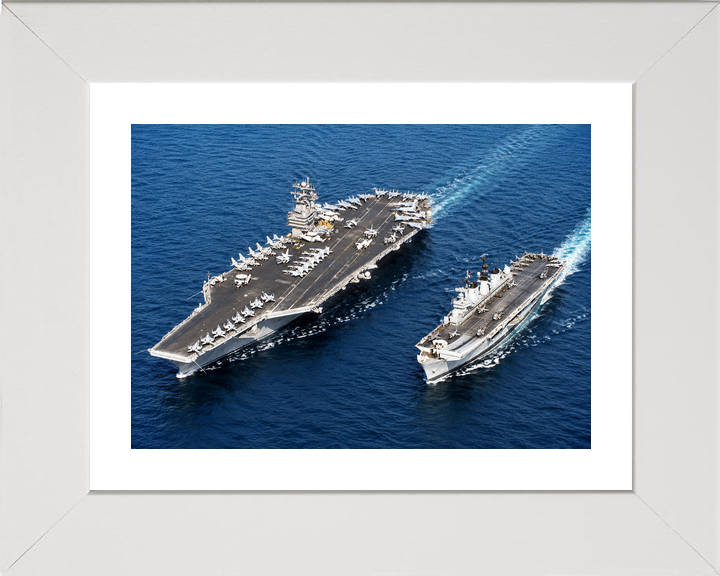 HMS Illustrious R06 Invincible Class Aircraft Carrier April 1998 Persian Gulf