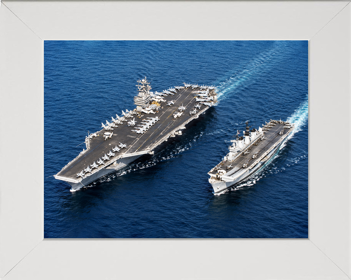 HMS Illustrious R06 Invincible Class Aircraft Carrier April 1998 Persian Gulf