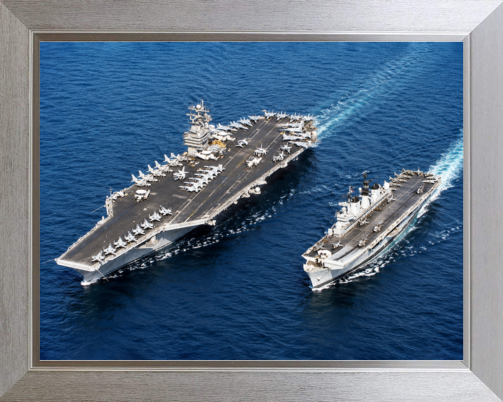 HMS Illustrious R06 Invincible Class Aircraft Carrier April 1998 Persian Gulf