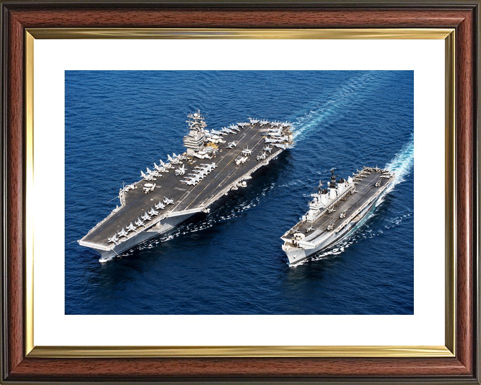 HMS Illustrious R06 Invincible Class Aircraft Carrier April 1998 Persian Gulf