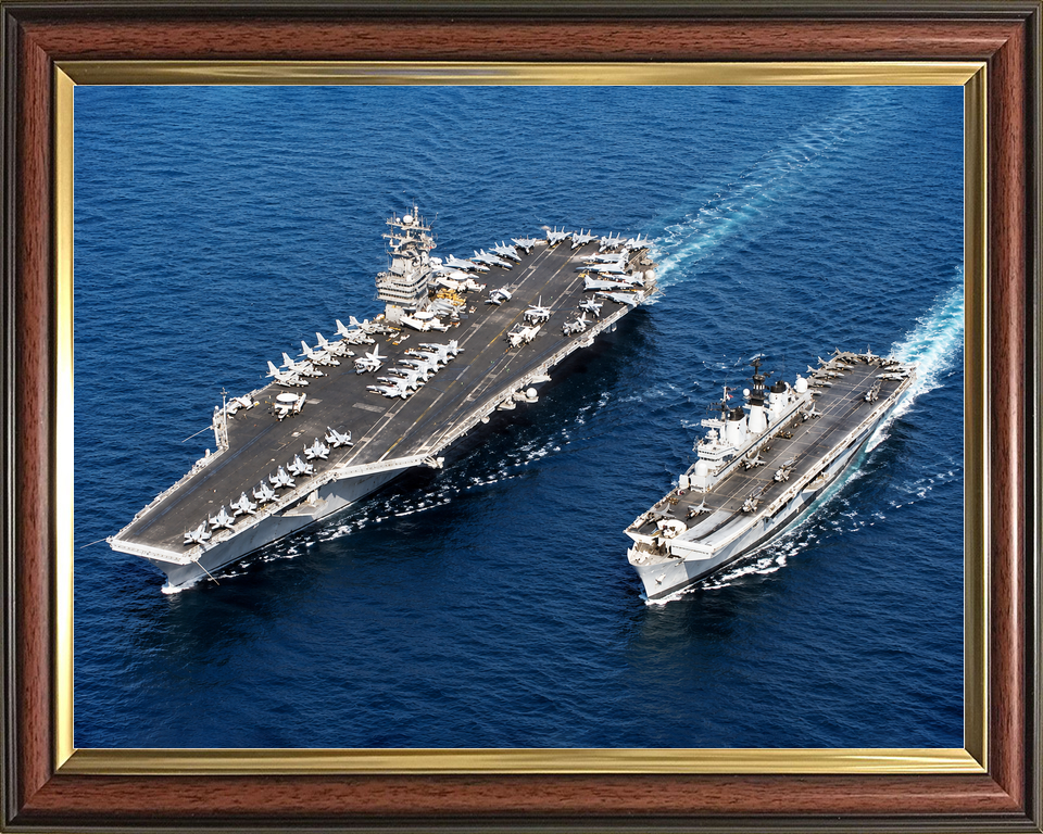 HMS Illustrious R06 Invincible Class Aircraft Carrier April 1998 Persian Gulf
