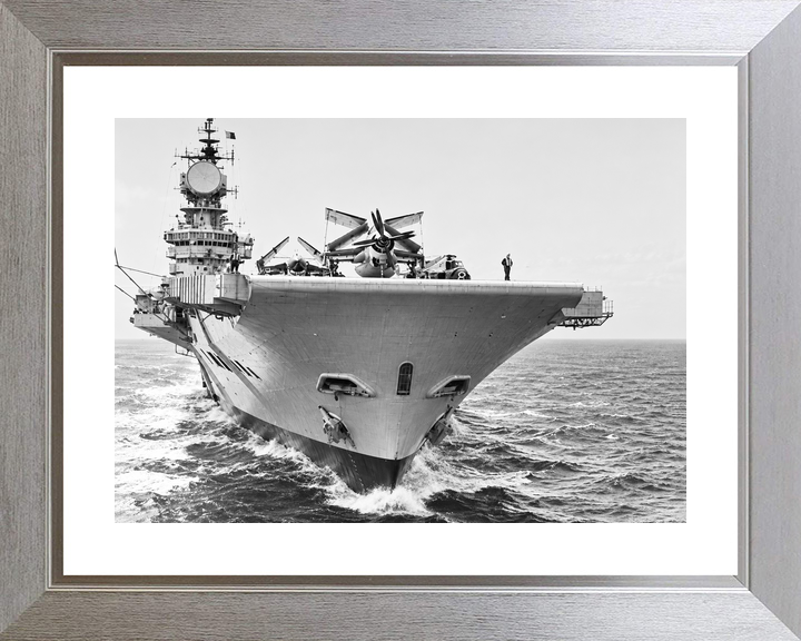 HMS Hermes R12 Centaur Class Aircraft Carrier c1962